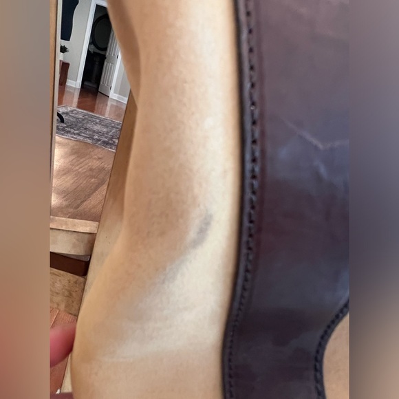 Banana Republic suede handbag tan & brown - Picture 5 of 15